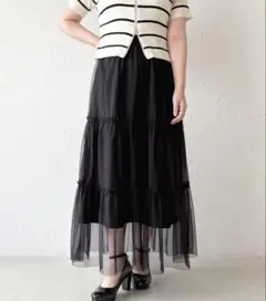 apres jour 【取り外し可能】2wayアソートチュールスカート