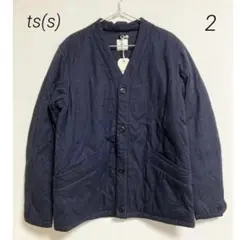 0527 ts(s) ティーエスエス 新品 ネイビー キルティングジャケット