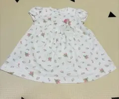 familiar80花柄ワンピースとショートパンツセット