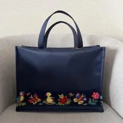 美品⭐︎familiar FEILER トートバッグ 新品同様 FEILER フェイラー xBall＆Chain ハイジフレンズフォレスト