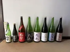 日本酒 空瓶 8本セット
