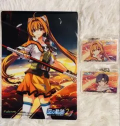 軌跡シリーズ 空の軌跡 ガラくじ景品 イラストシート アクキーセット ファルコム