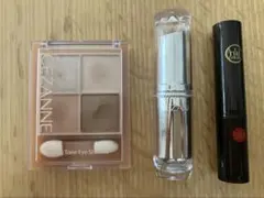 CEZANNE アイシャドウ　ナッツベージュ01　グロスリップセット　美品