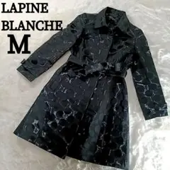 極美品✨ラピーヌブランシュ トレンチコート 水玉 レトロ 日本製 個性派 М