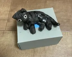 おすすめ☆KEIICHI MURATA 黒猫の置物 The Animals
