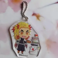 鬼滅の刃 ローソン 私服 ランダムアクリルキーホルダー 煉獄杏寿郎