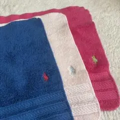 ラルフローレン　ハンドタオル　3枚セット