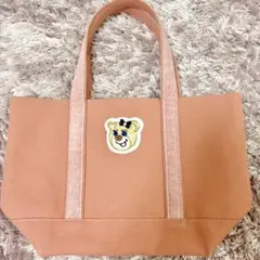 LOVERARY BY FEILER トートバッグ ピンク クマ刺繍 - メルカリ