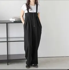 Lajour サロペット ブラック Mサイズ