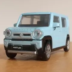 【トランク開閉ギミック付き】スズキ ハスラー ミニカー ライトブルーのサムネイル