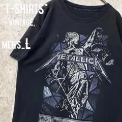 レア○vintage《メタリカ》半袖バンドTシャツ/ブラック/メンズL