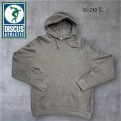 DISCUS ATHLETIC U.S.A. COTTON フーディ L グレー