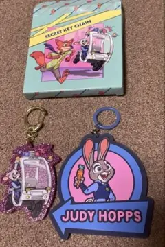 H賞 ラバーチャーム ズートピア ジュディ ハッピーくじ　キーチェーン