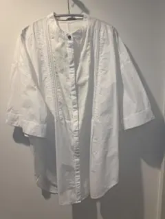 美品‼️【JEANASIS】ホワイトシャツ 五分袖