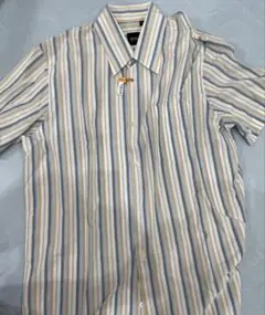 BOSS 半袖シャツ M ストライプ