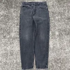 90s Levi's USA製 先染め ブラック 550 W34 L32