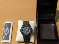 箱付き CASIO G-SHOCK 腕時計 ブラック ブルー AW-591