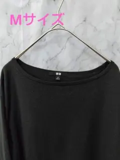 美品★ユニクロ★ファインメリノウールニットセーター★ダークグリーン★きれいめ