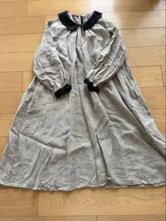 ハンドメイド リネン ワンピース 作家 - メルカリ