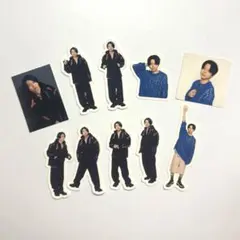 匿名配送 NEWS 増田貴久 フレークシール 묶음 판매