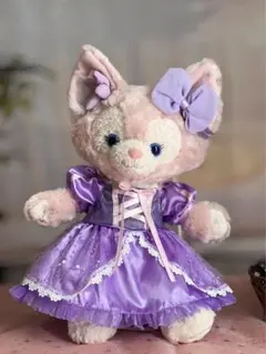 リーナベルコスチューム　クッキーアン　ステラルー着せ替え　ぬいぐるみ服　紫ドレス