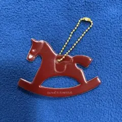 【SOMES SADDLE】ロッキングホース レザー キーホルダーのサムネイル