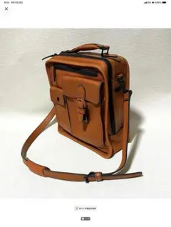 【美品】PORTER BARON 2WAY ショルダーバッグ キャメルカラー