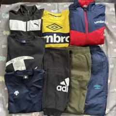スポーツウェア まとめ売り 8点セット秋冬こどもふくまとめ売り160㎝①のサムネイル