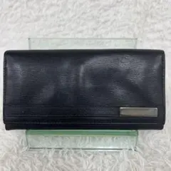 GUCCI グッチ　二つ折り　長財布 ブラック レザーのサムネイル