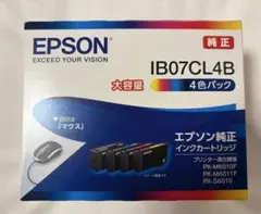 EPSON 純正インクカートリッジ IB07CL4B 4色パック - メルカリ