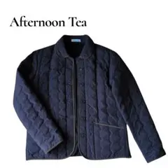 Afternoon Tea キルティングジャケット ダークネイビー