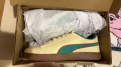 PUMA スニーカー クリーム グリーン レッド