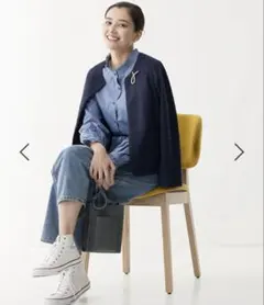 GLOBAL WORK スゴラクストレッチカットツイードジャケット