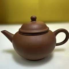 ②紅泥 文革壺 早期壺 黄龍山原鉱 宜興 朱泥 紫砂 茶壺 急須 中国茶器