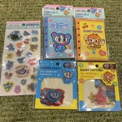 エンジェルブルー　デイジーラバーズ　シール帳フレークステッカー　エポキシ　セリア