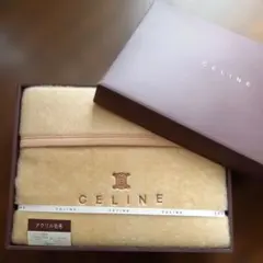 未使用品　三越百貨店購入品　セリーヌ　パフタッチ　アクリル毛布　匿名配送 CELINE - 新品☆上質 西川産業 celine パフタッチアクリル毛布