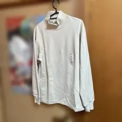 UNIQLO U ブラッシュドモックネックTシャツ 長袖 ベージュ M