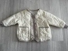 アイボリー キルティングジャケット