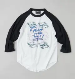 ￥5995新品BADBOY×PUBLUX AsahiNa 長袖ラグランTシャツS