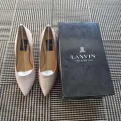 LANVIN COLLECTION パンプス 24.0cm ベージュ