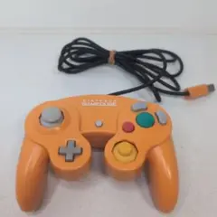 【動作確認済】Nintendoゲームキューブコントローラー オレンジ 中期型