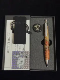 こぶた工房 ボールペン 極上花梨瘤 ゴールド金具 - メルカリ