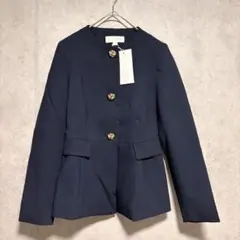 ZARA クルーネックフィットブレザー