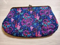 【ANNA SUI】花柄がま口クラッチポーチ