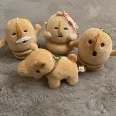はにおのスローライフ　ぬいぐるみマスコット　全4種コンプリートセット