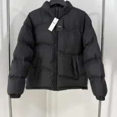 Dime ブラックベルベットダウンジャケット　Mサイズ dime ダウンジャケット