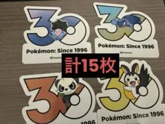 韓国限定 ポケモン 30周年 ステッカー ポッチャマ ポッタイシ