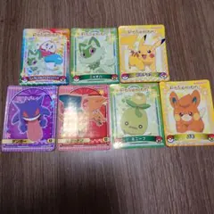 丸美屋ポケモンカレー シール7枚セット ①