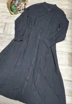 UNIQLO ロングワンピース　シャツワンピース