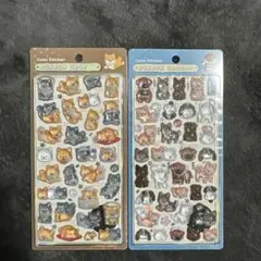 【正規品】 即日発送 ボンボンドロップシール 和柄 柴犬 猫 ネコ 2個セット